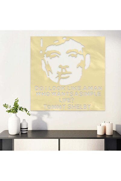 4gdran منحوتة اكريلك ذهبي بنقشة توماس شيلبي بيكي بلايندرز