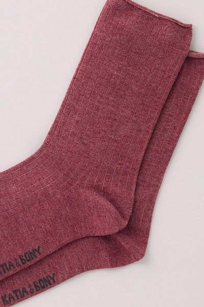 Katia&Bony Claret Red Men's Modal Socks