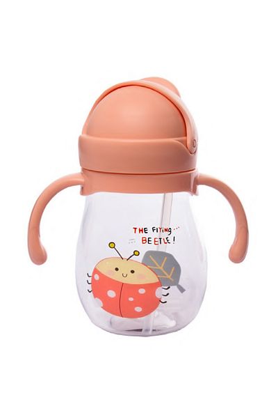 Bisbell Kids Water Bottle With Straw 350 Ml, Non-Toxic BPA Free, Fast Flow ,Kids Sippy Cup,BB2617