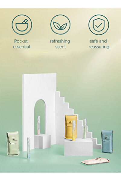 AROMA NATURAL 3Pcs Face Mask Refresher Spray Set, Portable Fragrance, Odor Eliminator, No More Bad Breath 8ml/Pcs