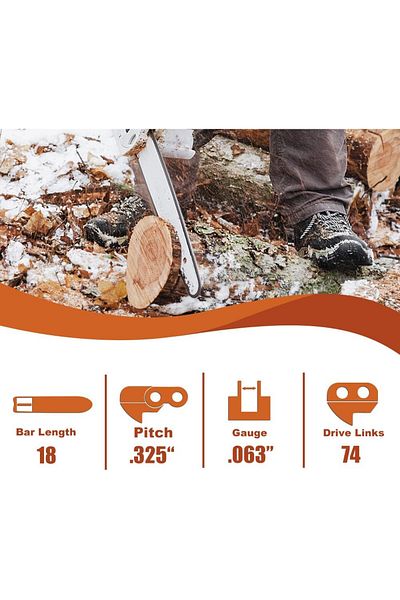 SAVIOR Lanț pentru drujba Stihl, 1,6 mm, metal, argintiu, 45 cm