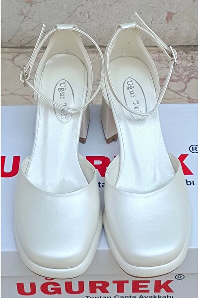 uğurtek Platform Sole Thick Heel Classic Women's Shoes