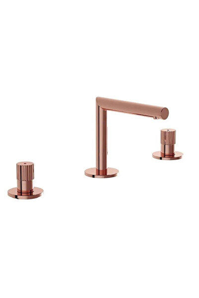 VitrA Lavabo Bataryası, Origin, Ankastre (3 Delikli Lavabolar için) Soft Bakı...