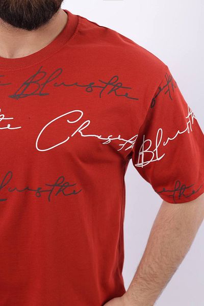 STOCX Men's Oversize Text Printed T-Shirt - Casual, Stylish, Comfortable, Sport Style