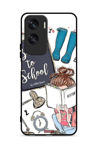 Tolwak غطاء حماية لهاتف Honor X50i 5G بطبعة فتاة مدرسية تقرأ التاريخ