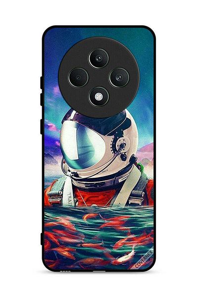 Covernex جراب حماية لهاتف Oppo Reno12 F 5G، رائد فضاء في بحر الأسماك
