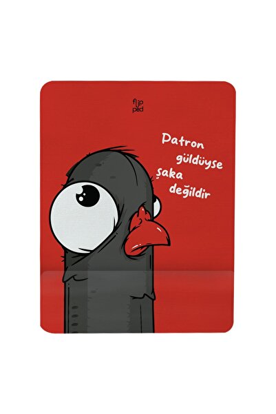 Flipped Patron Güldüyse Bilek Destekli Mousepad