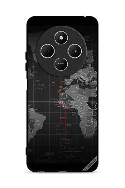 Covernex Xiaomi Redmi 14R 5G Protective Case Cover World Map