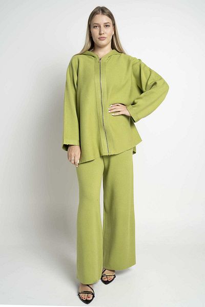 Nichii Women's Long Wide Plain Trousers