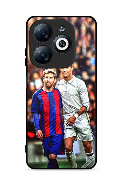 Covernex غطاء حماية لهاتف إنفينيكس سمارت 8 4G ميسي ورونالدو