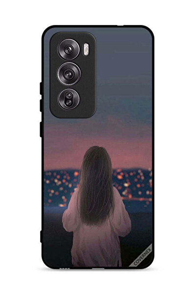 Covernex غطاء حماية لهاتف Oppo Reno12 Pro 5G بنقشة فتاة واقفة