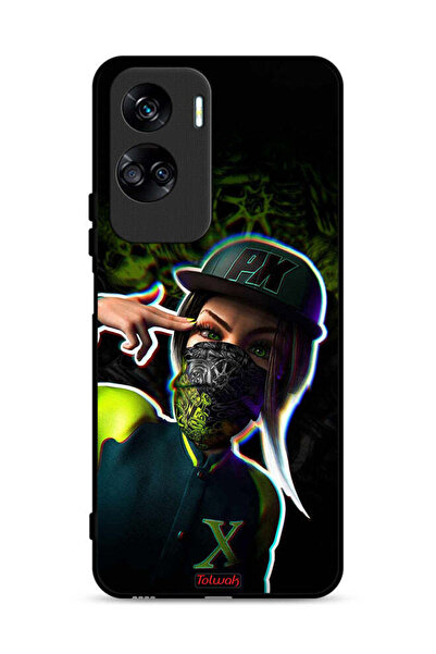 Tolwak غطاء حماية لهاتف Honor 90 Lite 5G برسومات فنية جمالية للفتيات