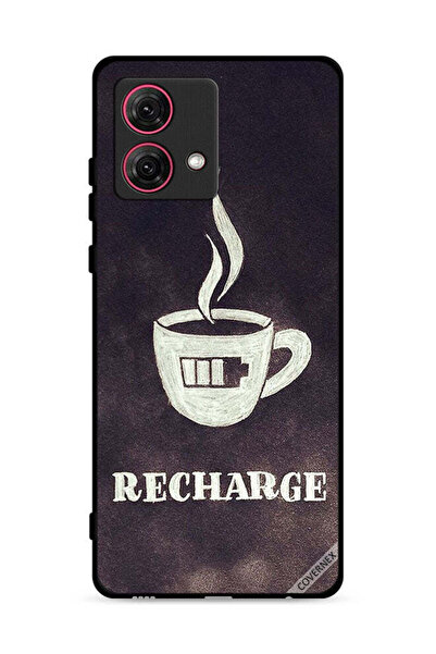 Covernex Motorola Moto G84 5G Protective Case Cover Coffee Recharge