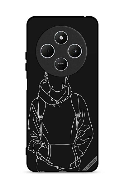 Covernex غطاء حماية لهاتف شاومي ريدمي 14R 5G، رسم لجاكيت بوي