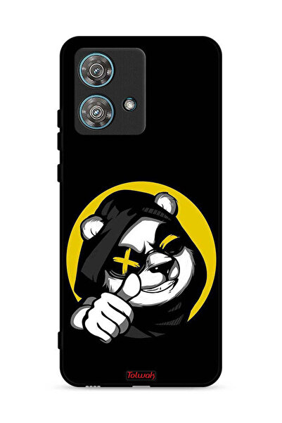 Tolwak غطاء حماية لهاتف موتورولا إيدج 40 نيو 5G بتصميم قطة مارشميلو لطيفة