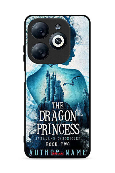 Tolwak غطاء حماية لهاتف Infinix Smart 8 4G بطبعة أميرة التنين