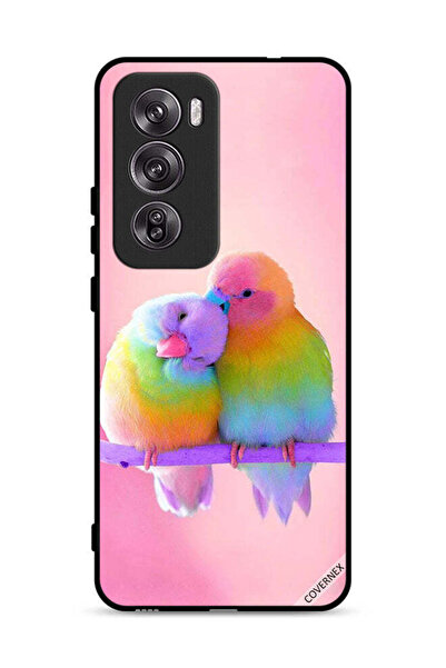 Covernex غطاء حماية لهاتف Oppo Reno12 Pro 5G بنقشة طيور لطيفة