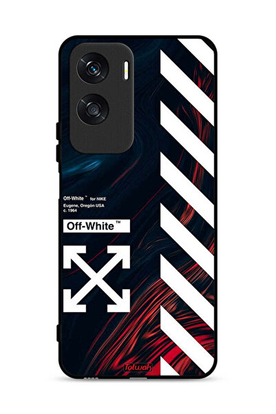 Tolwak غطاء حماية لهاتف Honor X50i 5G، ملصق أبيض فاتح