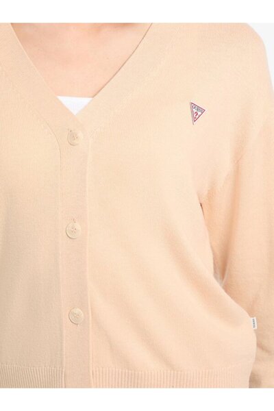 Guess Gj Ls Women's Silk Blended Knitwear Cardigan