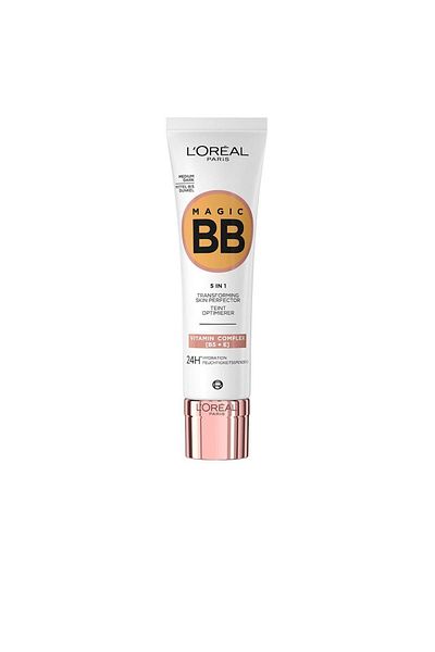 L'Oreal Paris BB Cream hidratant cu efect de iluminare a tenului, MAGIC BB SPF10, medium dark, 30 ml