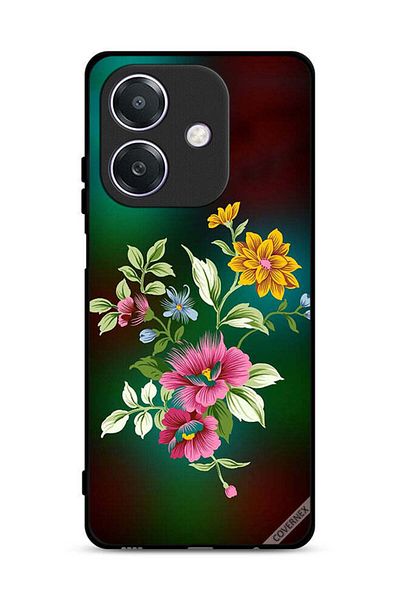 Covernex غطاء حماية لهاتف Oppo A3 5G، زهور عالية الدقة
