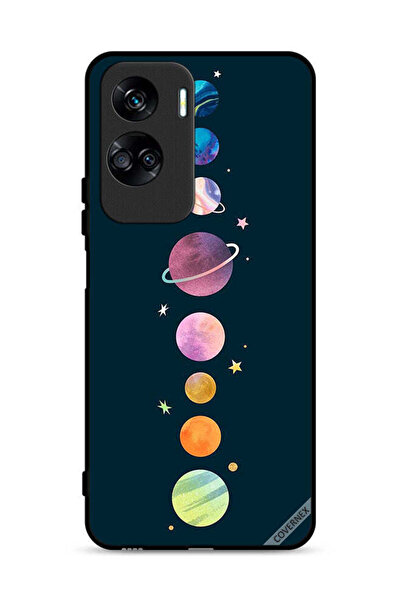 Covernex غطاء حماية لهاتف Honor 90 Lite 5G بنقشة الفضاء والنجوم