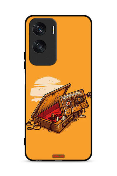 Tolwak غطاء حماية لهاتف Honor X50i 5G - فن الكاسيت والشريط اللاصق