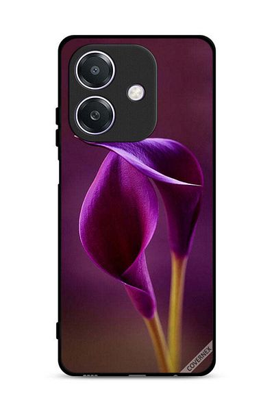 Covernex غطاء حماية Oppo A3x 5G مع زهرتين جميلتين