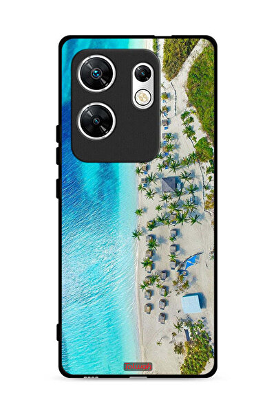 Tolwak غطاء حماية لهاتف Infinix Zero 30 4G بلون الشاطئ