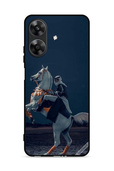 Covernex غطاء حماية لهاتف Realme Note 60 4G، صورة شاب على حصان