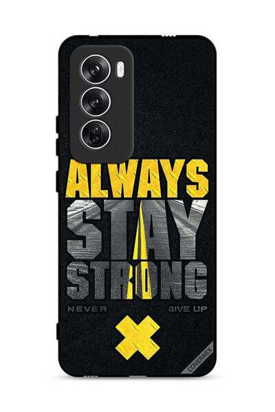 Covernex غطاء حماية لهاتف Oppo Reno12 5G كن قويًا دائمًا ولا تستسلم أبدًا