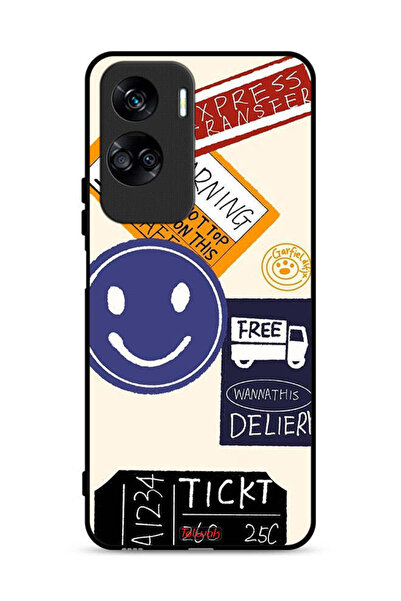 Tolwak غطاء حماية لهاتف Honor 90 Lite 5G مع ملصق نقل سريع مجاني