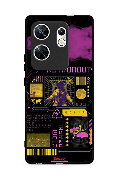 Tolwak غطاء حماية لهاتف Infinix Zero 30 4G بملصق رائد فضاء