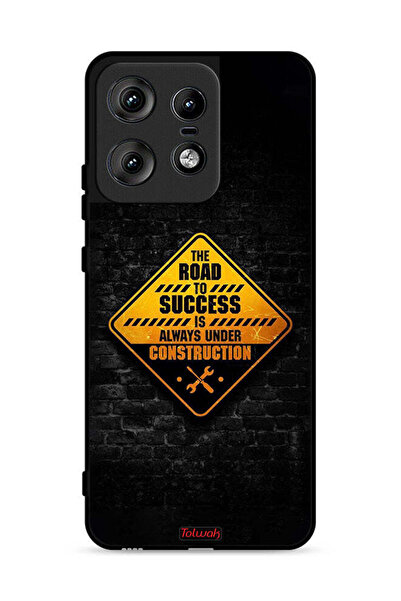 Tolwak غطاء حماية لهاتف موتورولا إيدج 50 برو 5G الطريق إلى النجاح دائمًا قيد ...