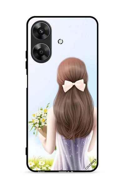 Covernex غطاء حماية لهاتف Realme Note 60 4G بطبعة فتاة جميلة