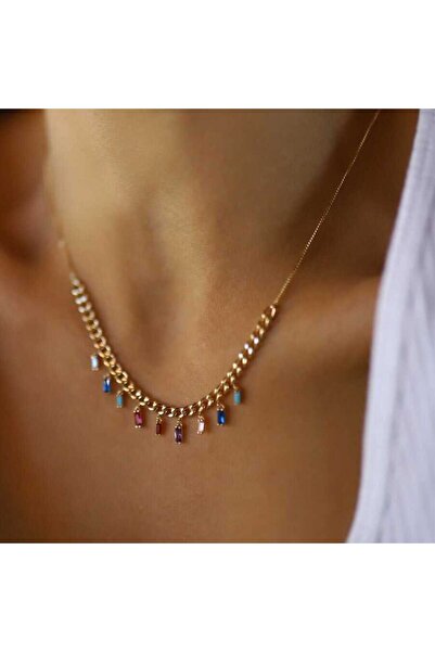 Cherry by Özkonak Renkli Mini Baget Kolye