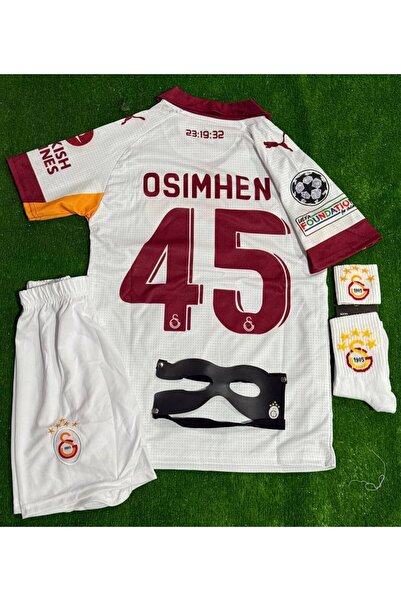 Alaturka Mix Gâlatâsarây 2026 O.'s'i'm'h'e'n Yeni Sezon Deplasman Beyaz Çocuk...