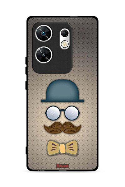 Tolwak غطاء حماية لهاتف Infinix Zero 30 4G برسومات رأس الرجل