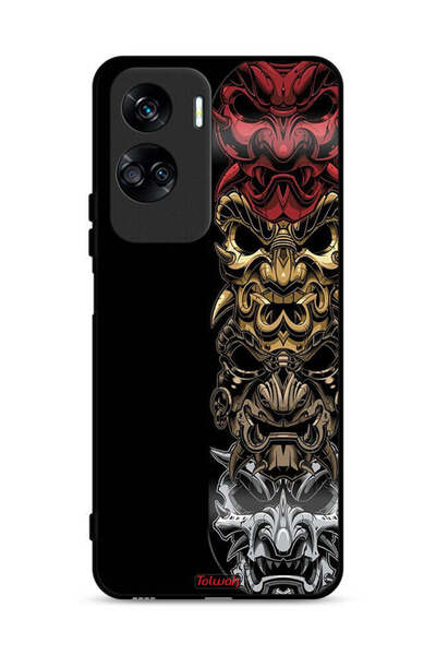 Tolwak غطاء حماية لهاتف Honor 90 Lite 5G مع رسومات فنية للرؤوس