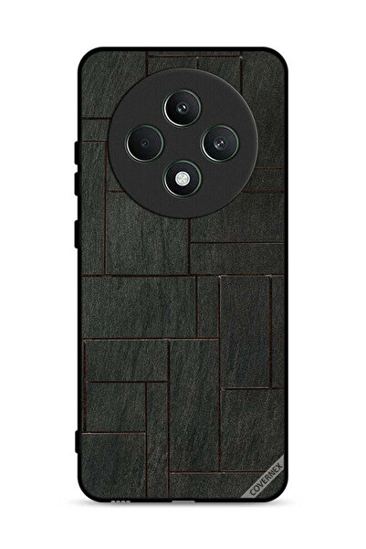 Covernex جراب حماية لهاتف Oppo Reno12 F 4G بنقشة حائط حجرية