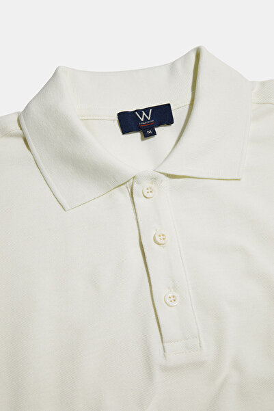 W Collection White Polo Neck T-Shirt