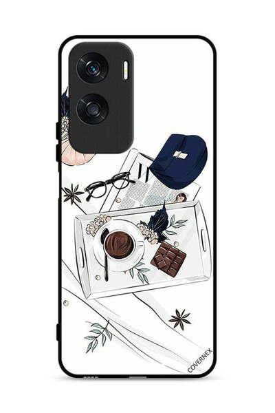 Covernex غطاء حماية Honor X50i 5G بنقشة قهوة وشوكولاتة