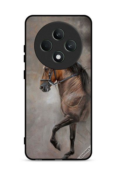 Covernex جراب حماية لهاتف Oppo Reno12 F 4G، صورة حصان عتيقة