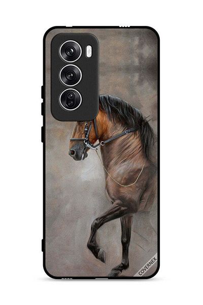 Covernex غطاء حماية لهاتف Oppo Reno12 5G، صورة حصان عتيقة