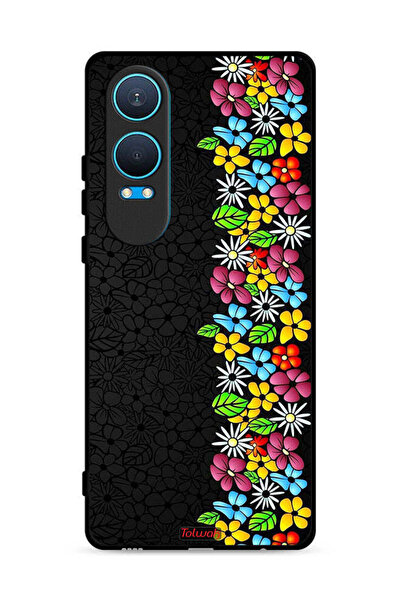 Tolwak غطاء حماية لهاتف OnePlus Nord CE4 Lite 5G من Flowers Line