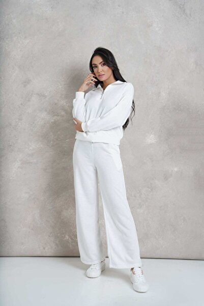 Nichii بنطلون رياضي نسائي طويل واسع الساقين