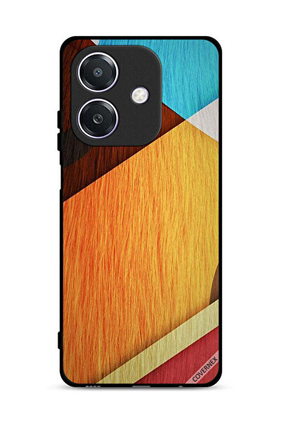 Covernex غطاء حماية لهاتف Oppo A3x 5G بنقشة خشبية