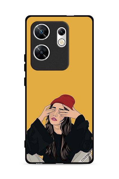 Covernex غطاء حماية لهاتف Infinix Zero 30 4G برسومات فتاة حزينة