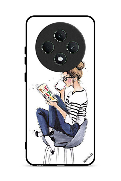 Covernex غطاء حماية لهاتف Oppo Reno12 F 5G - قراءة كتاب الفن