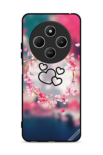 Covernex غطاء حماية لهاتف شاومي ريدمي 14 سي 4G بنقشة قلوب فنية